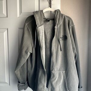 The North Face Charcoal Full-Zip Hoodie